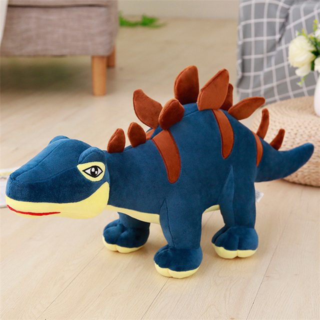 Navy Stegosaurus Dino Plush โ photo 4