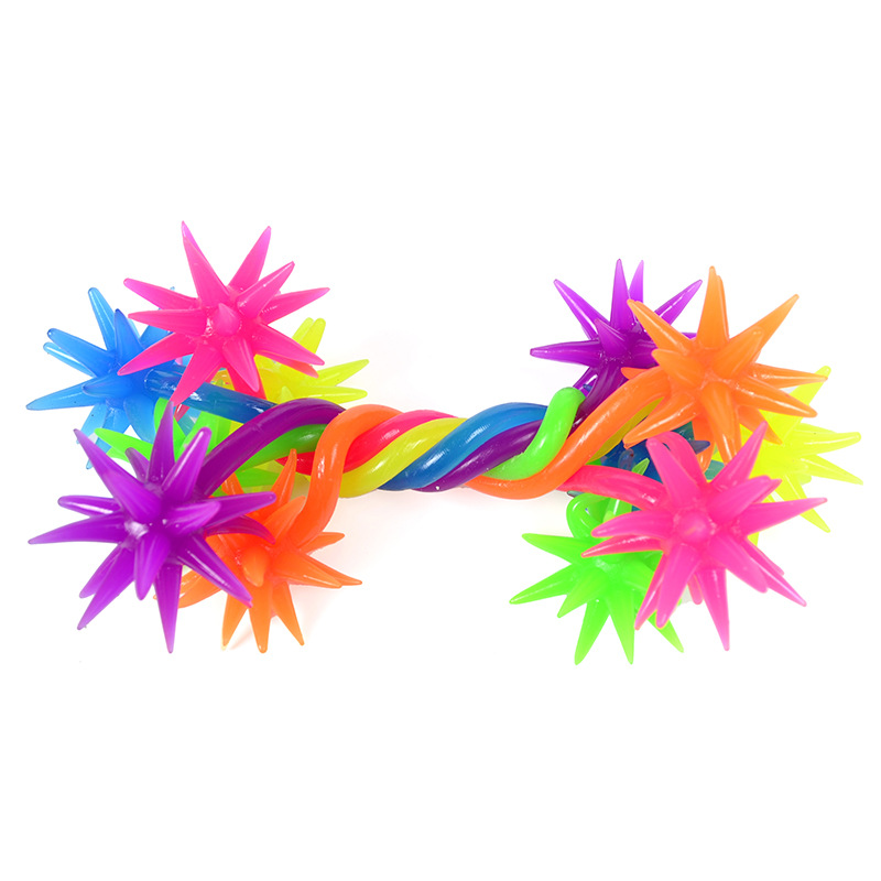 Rainbow Spiky Stretch Twist Fidget