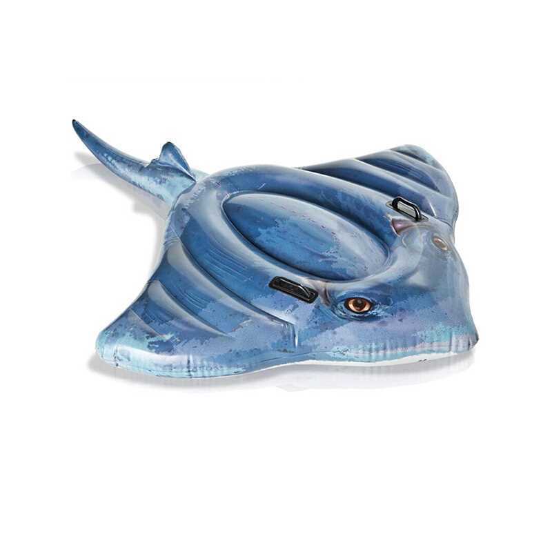 Ride-On Inflatable Stingray Pool Float