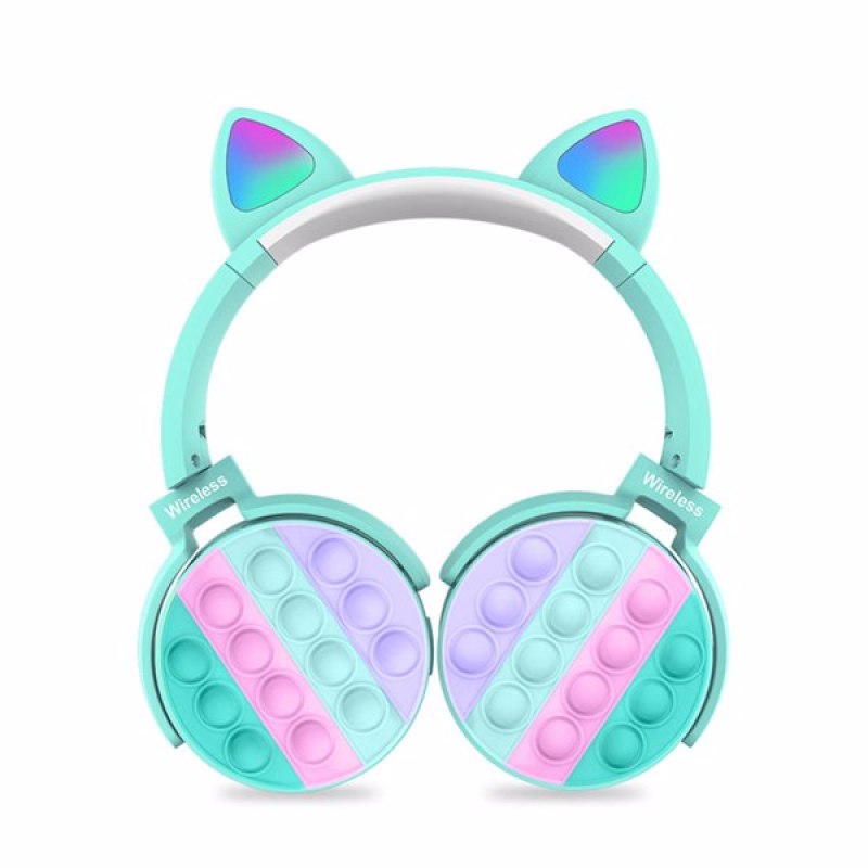Cat Ear Pop Bubble Wireless Headphones