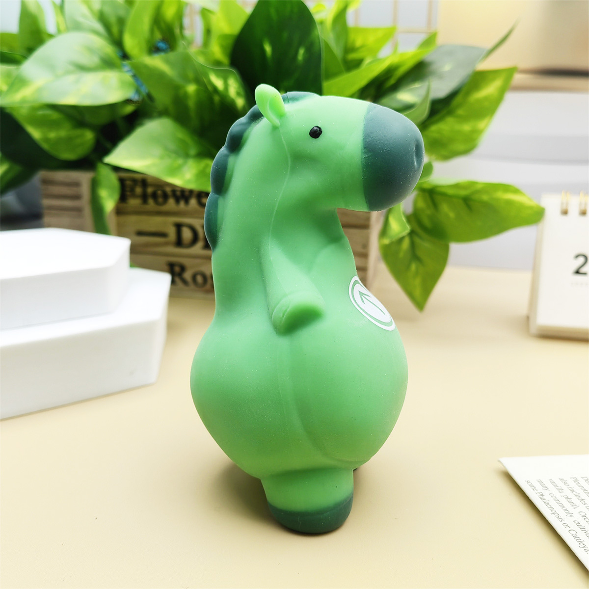 Stretchy Green Pony Squeeze Toy