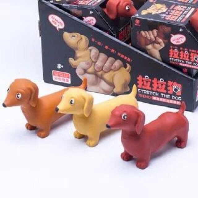 Stretchy Squeeze Dachshund Dogs (Assorted Colors)