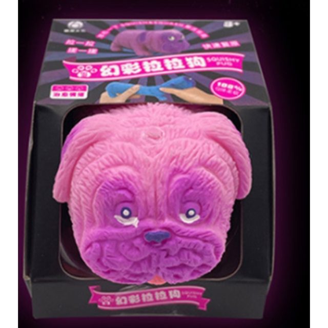 Galaxy Stretchy Squeeze Pug (Pink)