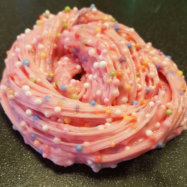 Pink Sprinkle Floam Slime