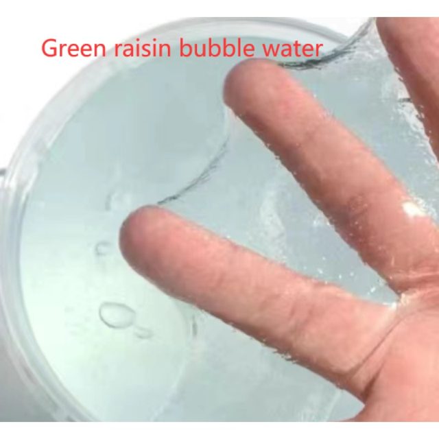 Green Grape Bubble Clear Slime โ photo 2