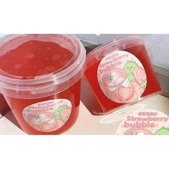 Strawberry Bubble Jelly Slime โ photo 3