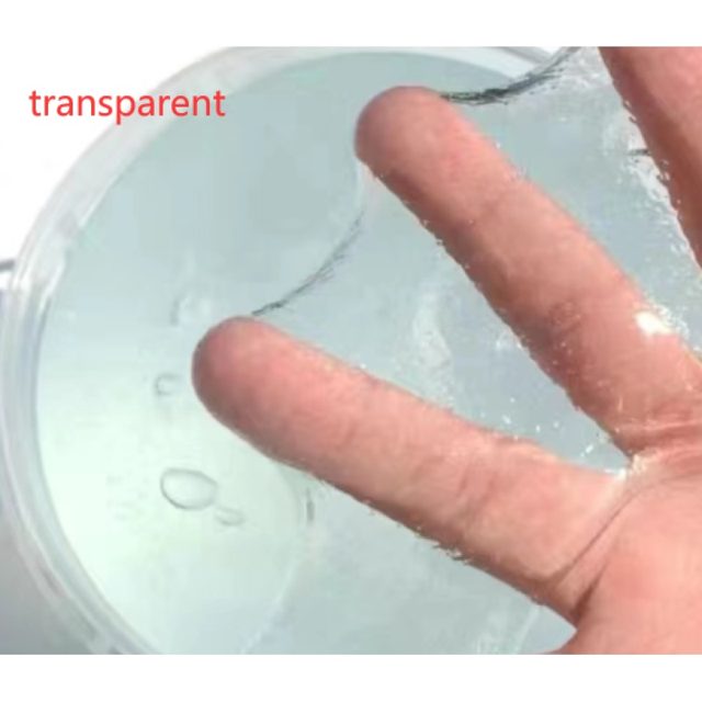 Crystal Clear Glass Slime