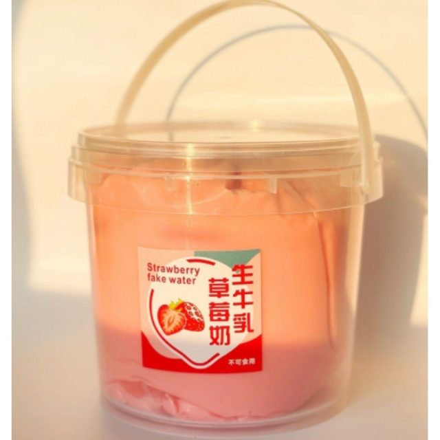 Strawberry Milk Slime Tub