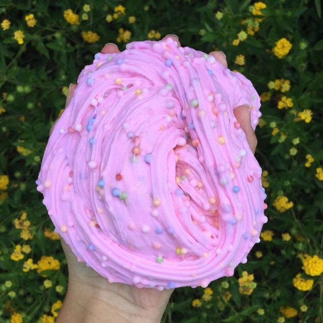 Confetti Sprinkle Pink Floam Slime, 60ml
