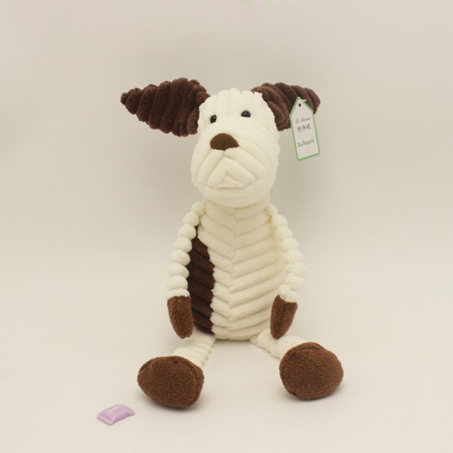 Ribbed Corduroy Puppy Plush
