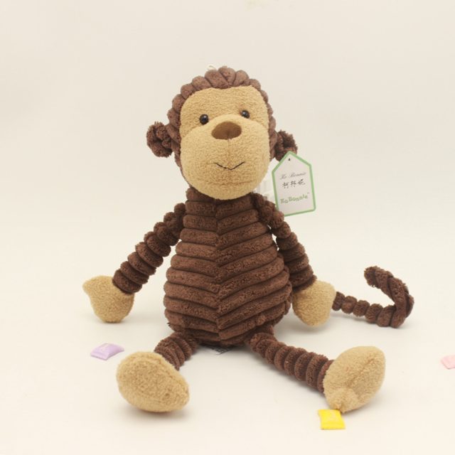 Ribbed Corduroy Monkey Plush