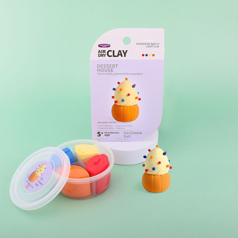 Air-Dry Clay Dessert House Kit — Chocolate Cake — photo 2