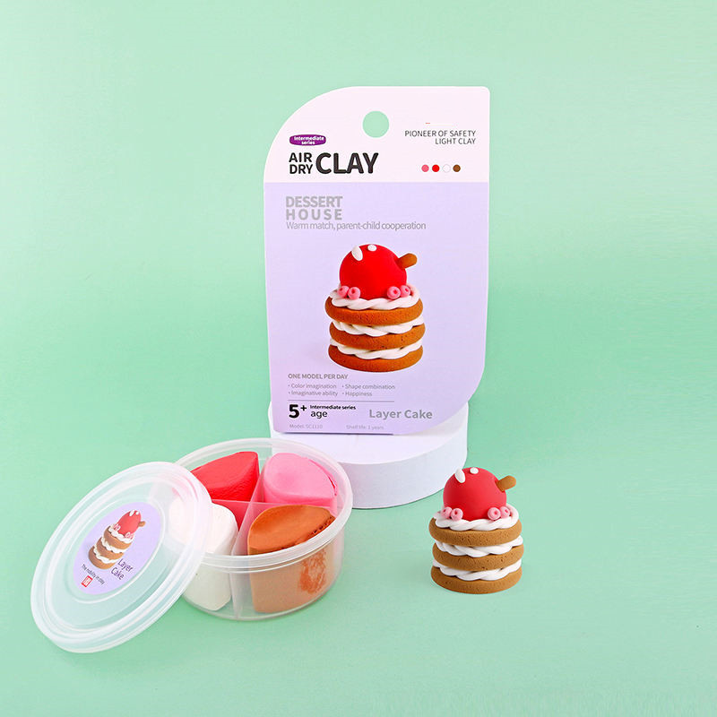 Air-Dry Clay Dessert House Kit — Chocolate Cake — photo 5