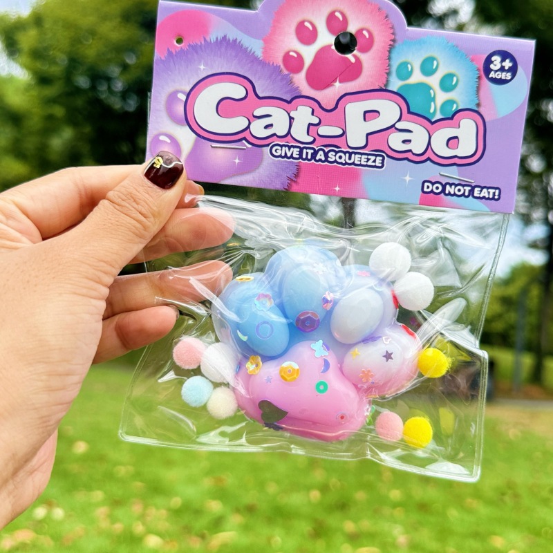 Glitter Cat Paw Pad Jelly Squishy (Cat-Pad) โ photo 4