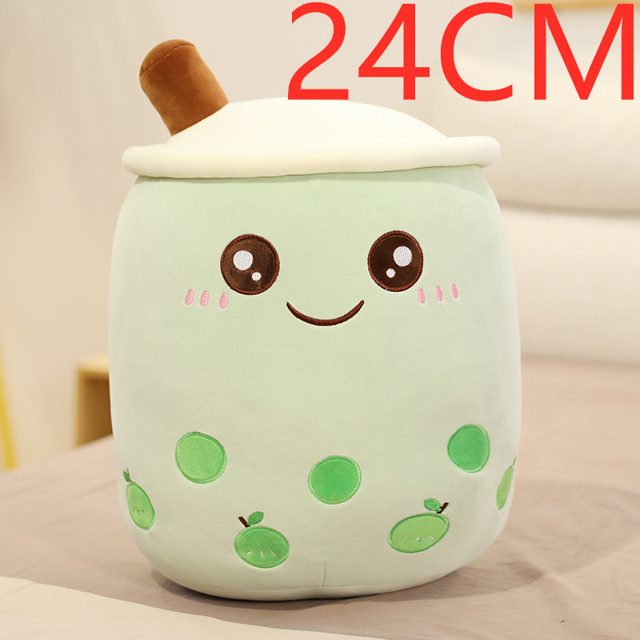 Green Apple Boba Tea Cup Plush
