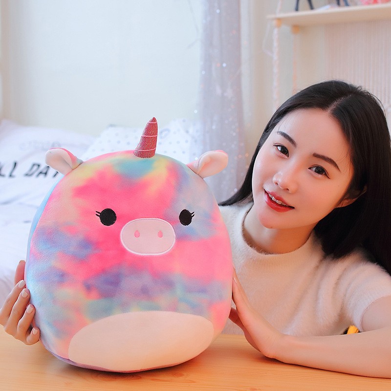 Rainbow Tie-Dye Unicorn Squish Pillow โ photo 4