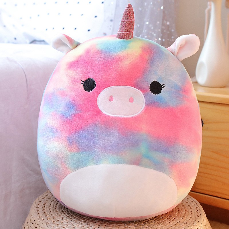 Rainbow Tie-Dye Unicorn Squish Pillow โ photo 5