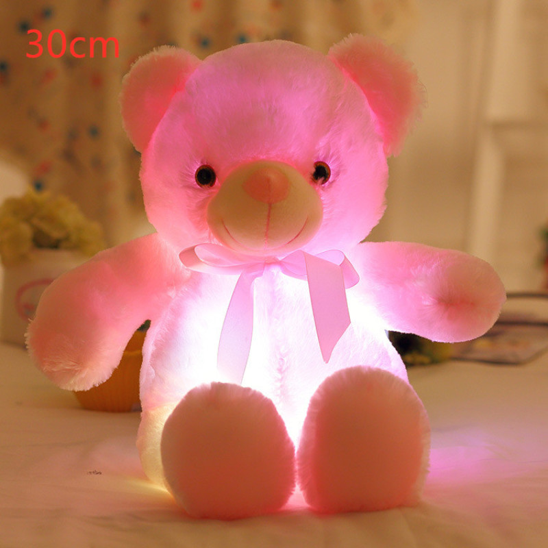 Color-Changing LED Glow Teddy Bear, 30cm โ photo 5