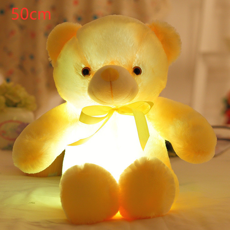 Color-Changing LED Glow Teddy Bear, 30cm โ photo 3