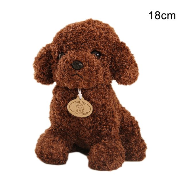 Fluffy Brown Toy Poodle Puppy Plush โ photo 6