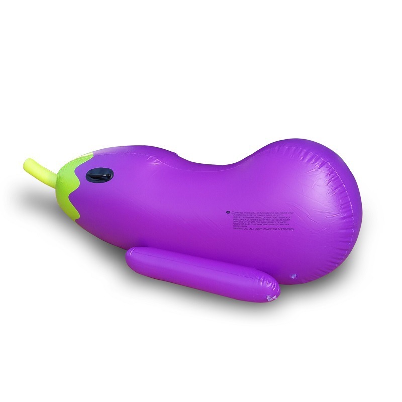 Ride-On Inflatable Eggplant Pool Float