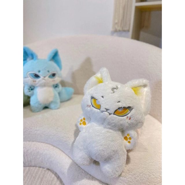White Nine-Tail Kitty-Fox Plush