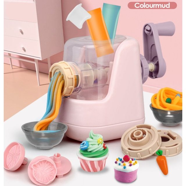 Rainbow Clay Noodle Maker Playset