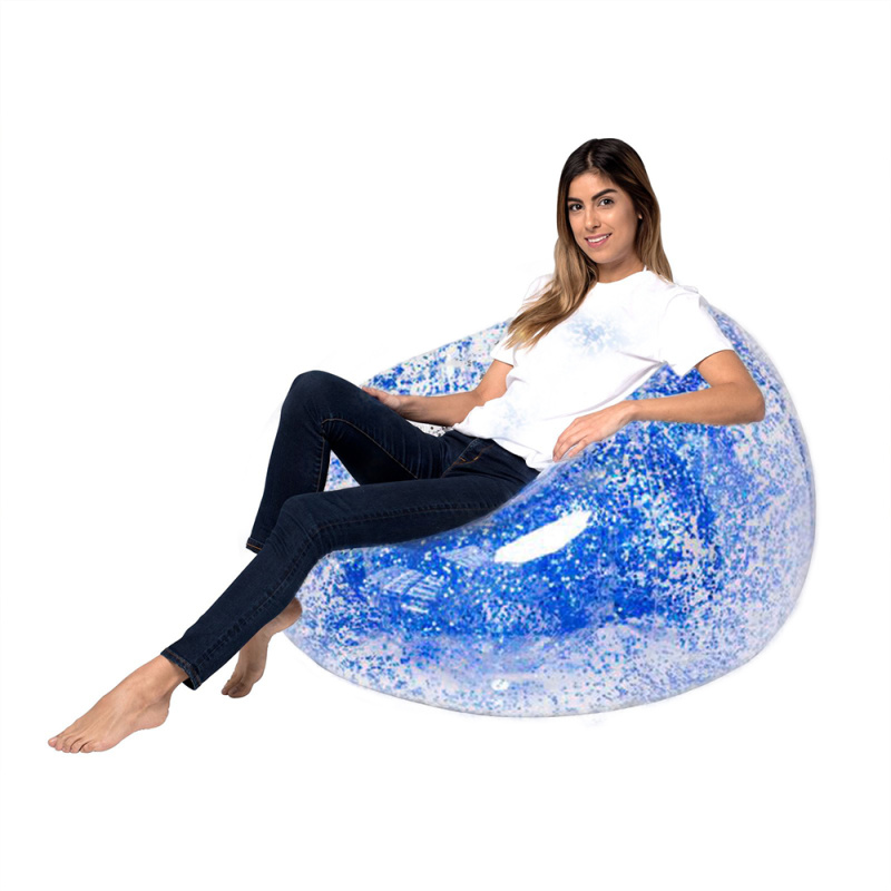 Gold Glitter Confetti Inflatable Lounge Chair โ photo 2