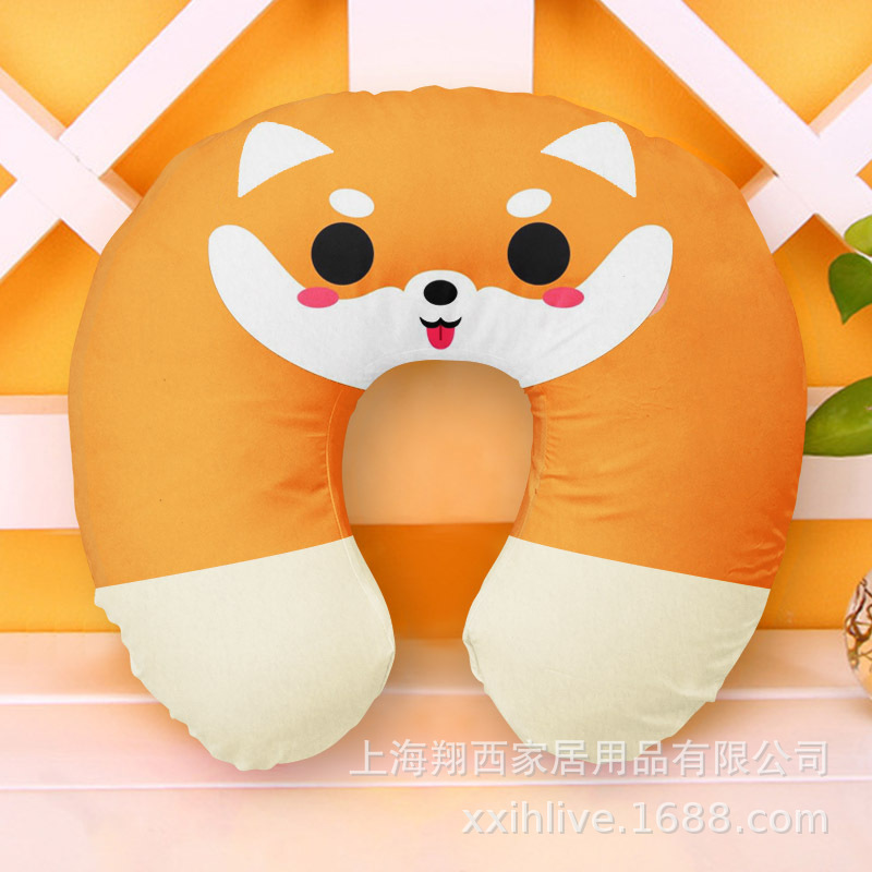 Pink Sprinkle Donut U-Shaped Travel Pillow — photo 2