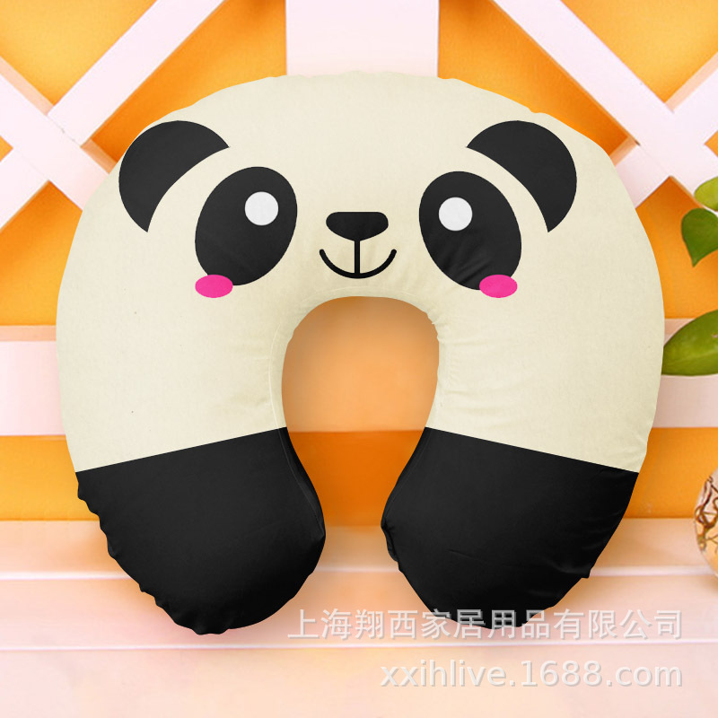 Pink Sprinkle Donut U-Shaped Travel Pillow — photo 4