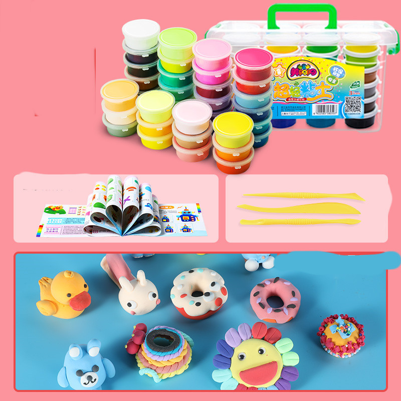 Ultra-Light Air-Dry Clay Kit, 24 Colors with Tools โ photo 6