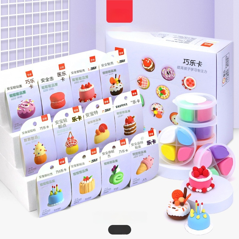 Air-Dry Clay Dessert Kit with Molds & Cake Charms