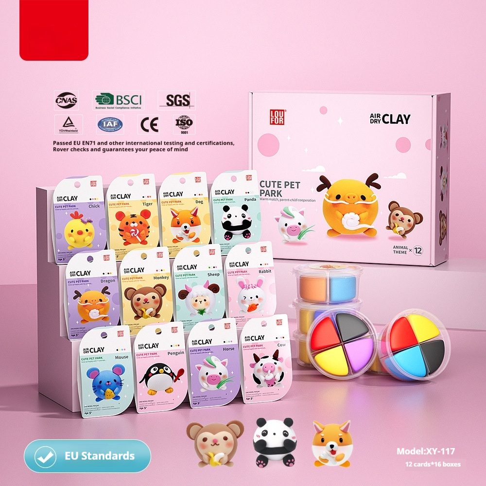 Ultra-Light Air-Dry Modeling Clay Set