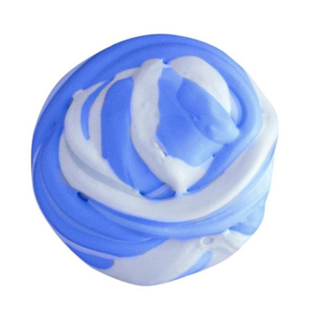 Rainbow Swirl Fluffy Cloud Slime — photo 2