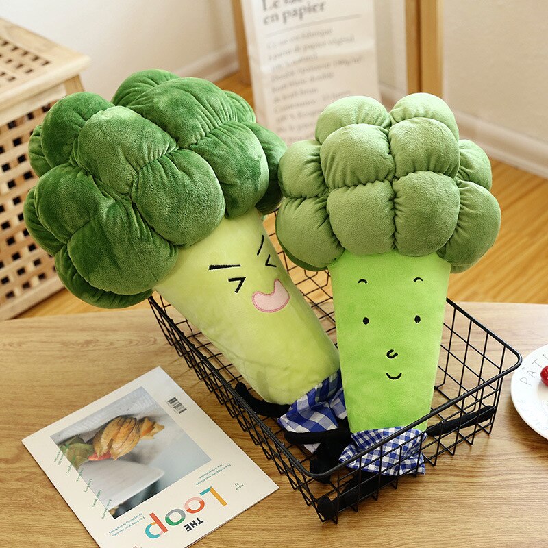 Smiley Broccoli Buddy Plush