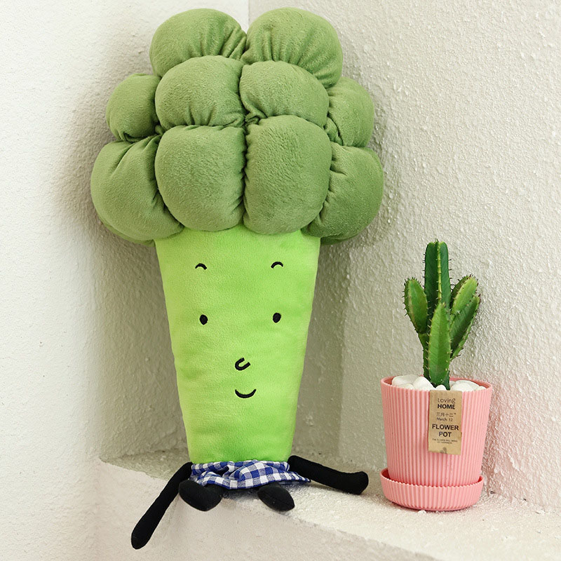 Smiley Broccoli Buddy Plush โ photo 2