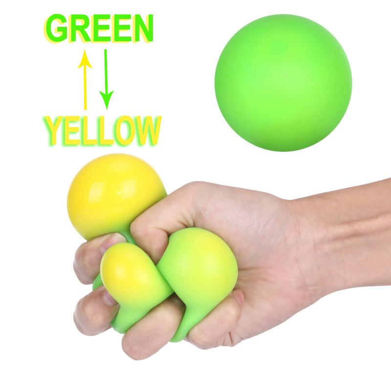 Color-Changing Squeeze Stress Ball (Blue to Pink) โ photo 4