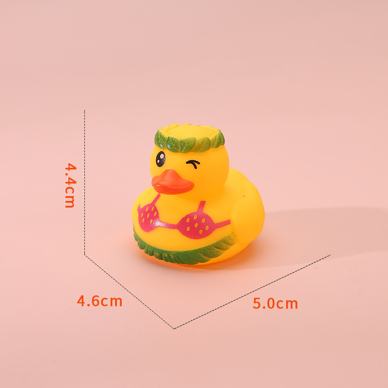Christmas Antler Yellow Duck Figure โ photo 4