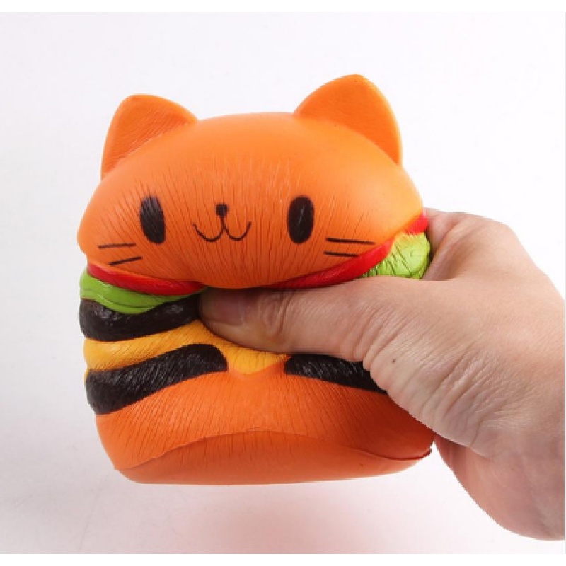 Cat Burger Slow-Rise Squishy