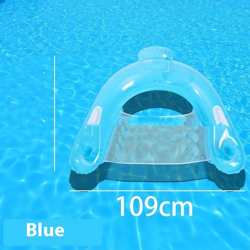 Clear Mesh-Seat Pool Chair Float (109cm)