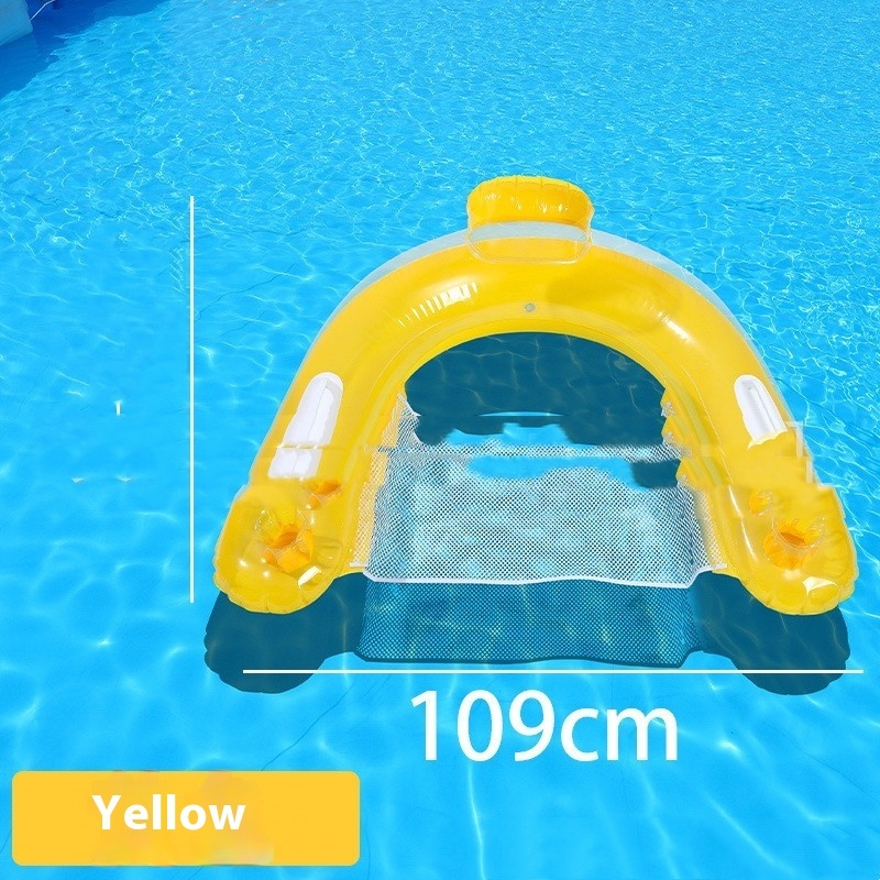 Clear Mesh-Seat Pool Chair Float (109cm) โ photo 3
