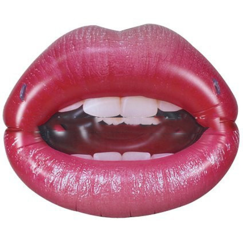 Inflatable Glossy Red Lips Pool Float