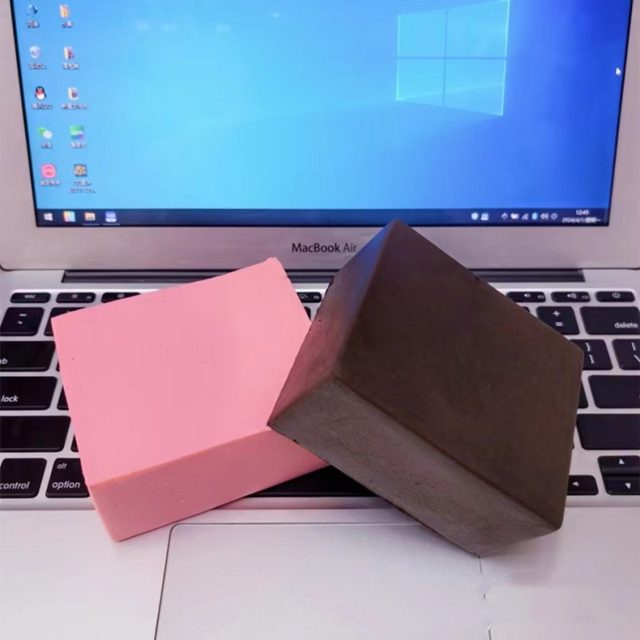 Pink Milk Brick Stretch Squishy