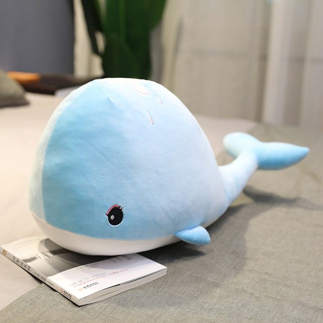 Sleepy Navy Whale Plush 65cm โ photo 3