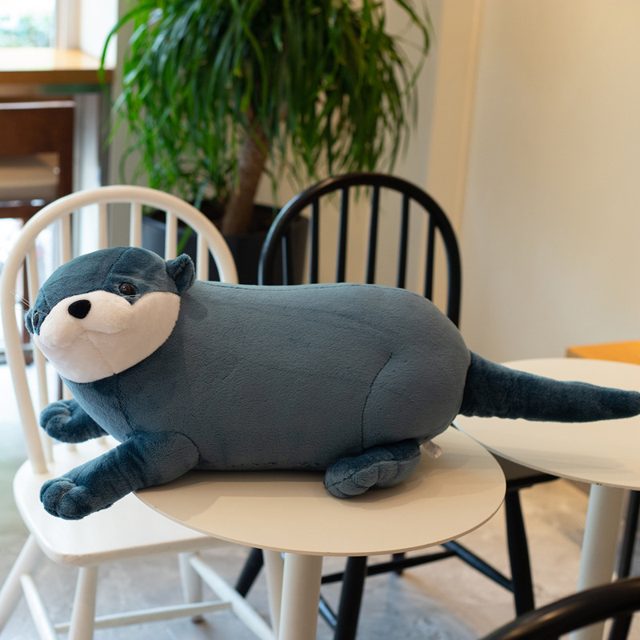 Chubby Otter Body Pillow Plush (Blue) โ photo 2