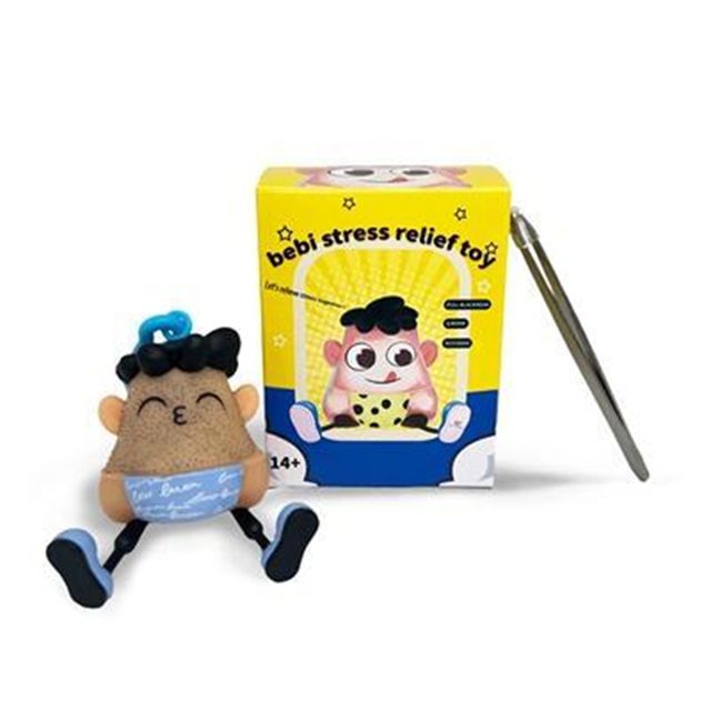 Pop-a-Zit Bebi Figure with Tweezers — Sleepy